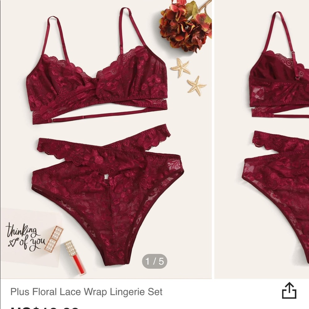 Shein lingerie set